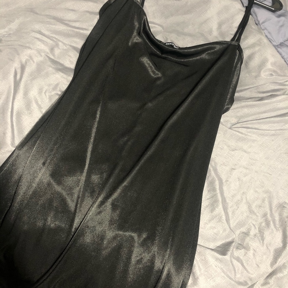 Slinky black dress